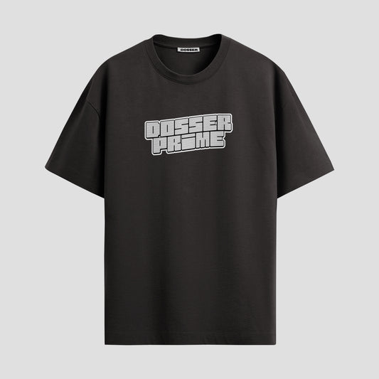 PRIME Skull X Oversized Streetwear T-Shirt | Premium Gothic Graphic Tee | DOSSER