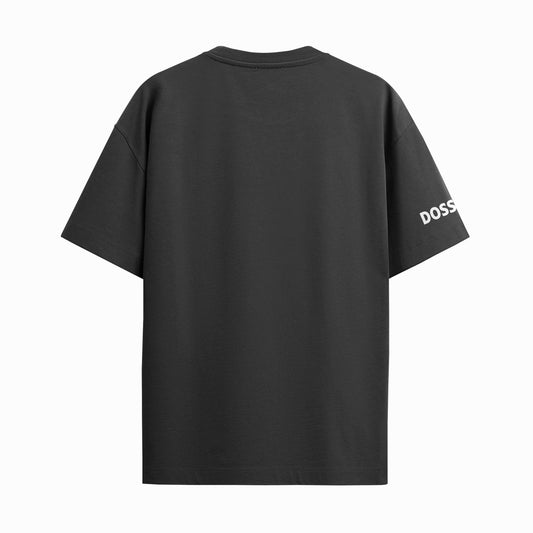 Dosser Confidential | Drop Shoulder Black T-shirt