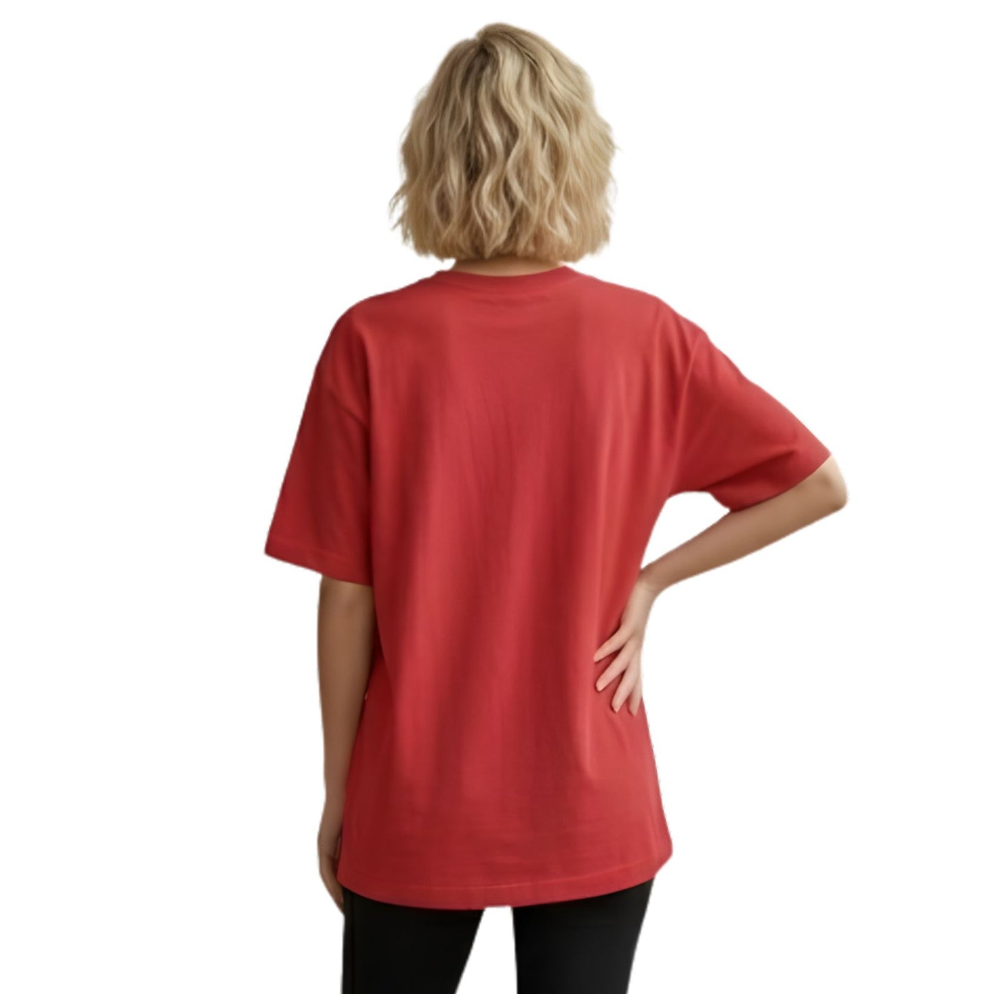 Dosser Bold | Drop Shoulder Red Tshirt